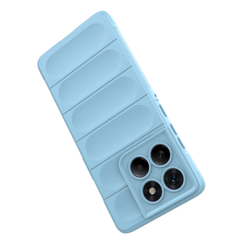 Enhanced Anti-Drop Airbag TPU Fiber Flocking Phone Case - Skin-Friendly and Soft
