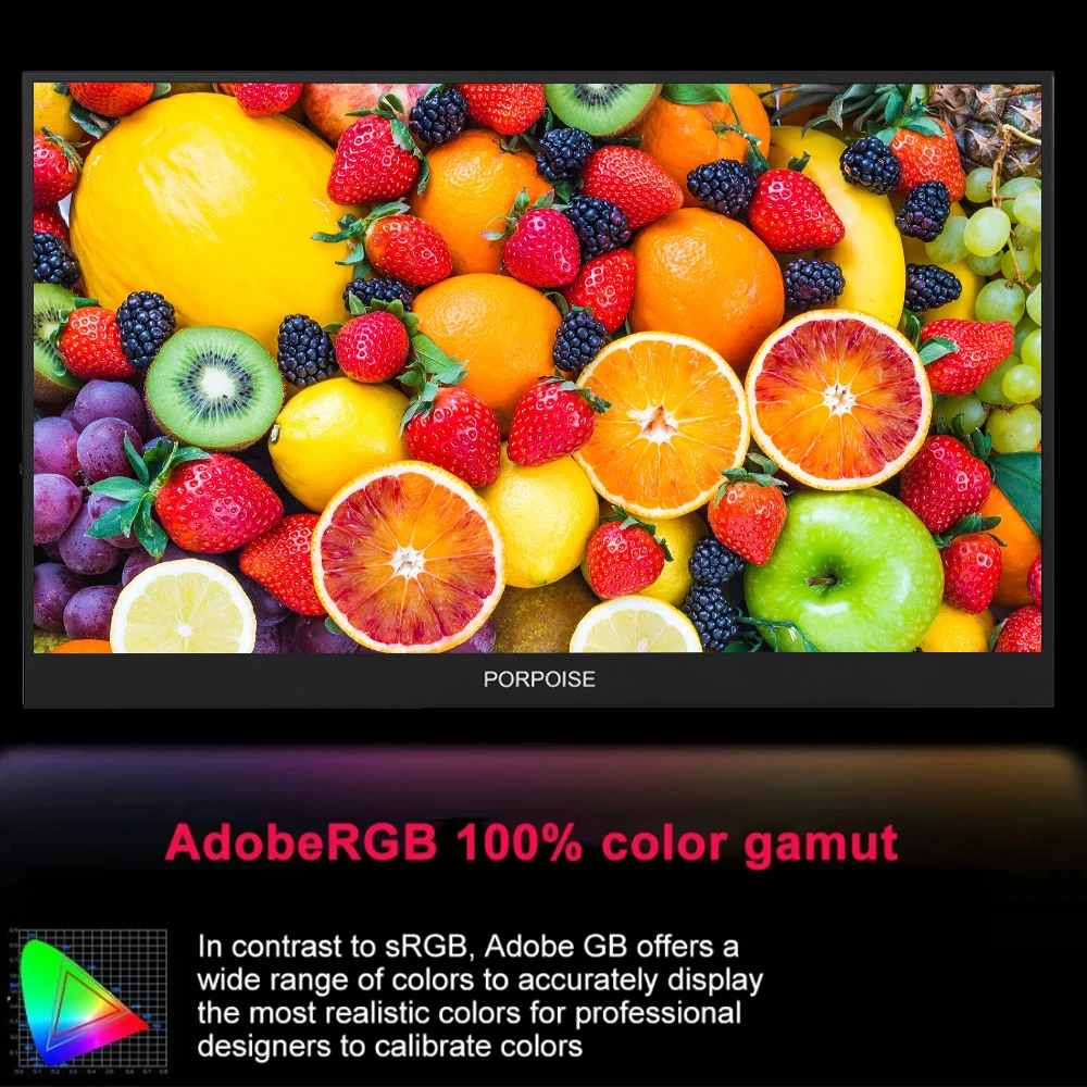 PC  ޴ ʽ , 2.5K 16 ġ, 2560x1600 IPS ޴ ÷ 16:10, HDR 100% sRGB USB C HDMI ǻ ȭ