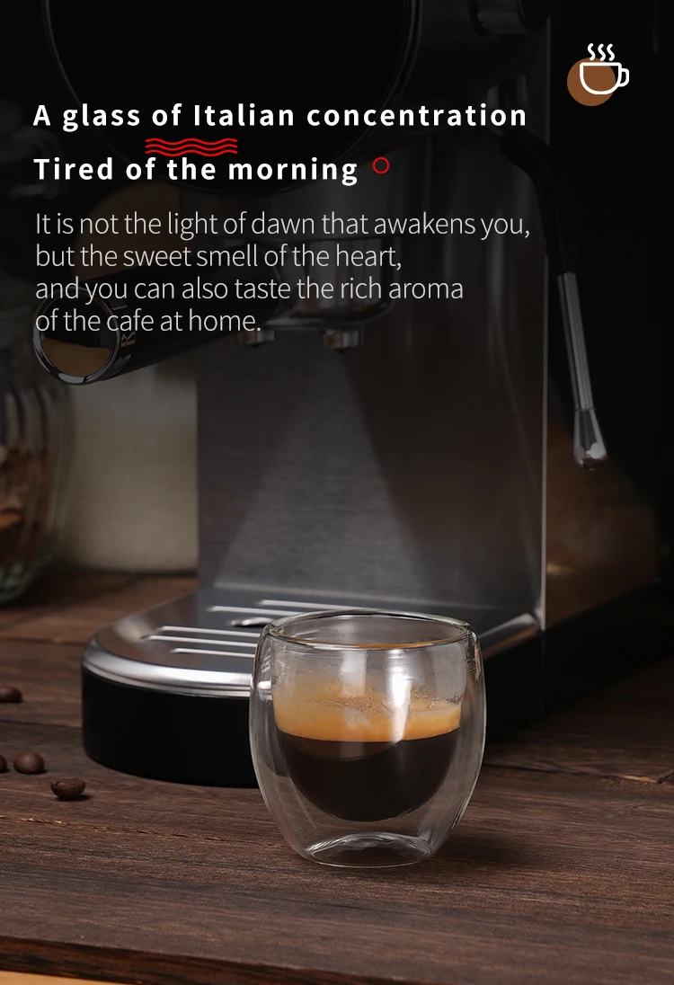 Description Picture 5 of itemMcilpoog WS801 19Bar Semi Automatic Espresso  & Steam Wand,Espresso Machine  for Cappuccino or Latte.