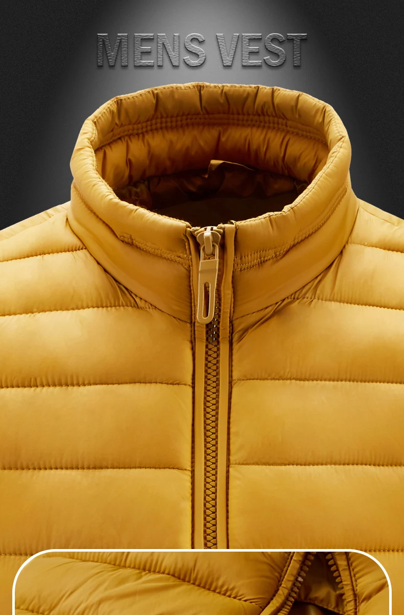 Description Picture 2 of itemCHRLCK Men's Waterproof Hiking Warm Vests Camping Huntting Skiing Fishing Thermal Vest Jackets Male Winter Large Size Coats