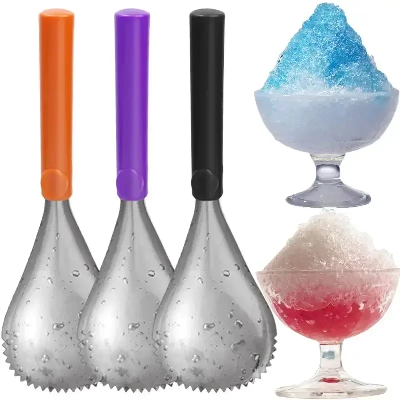 Manual Pumpkin Corer Spoon Type Pumpkin Separator Stainless Steel Spoon Ice Breaking Tool
