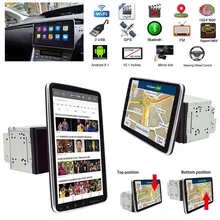 Radio con GPS para coche, reproductor Multimedia con Android 10,1, pantalla táctil giratoria de 9,1 pulgadas, doble 2Din, estéreo, Wifi, MP5, Bluetooth
