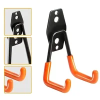 Bicycle Garage Heavy Storage Hook Warehouse Hardware Strong Load-Bearing Small/Medium Square Hook Tool Storage Wall Metal Hook 1