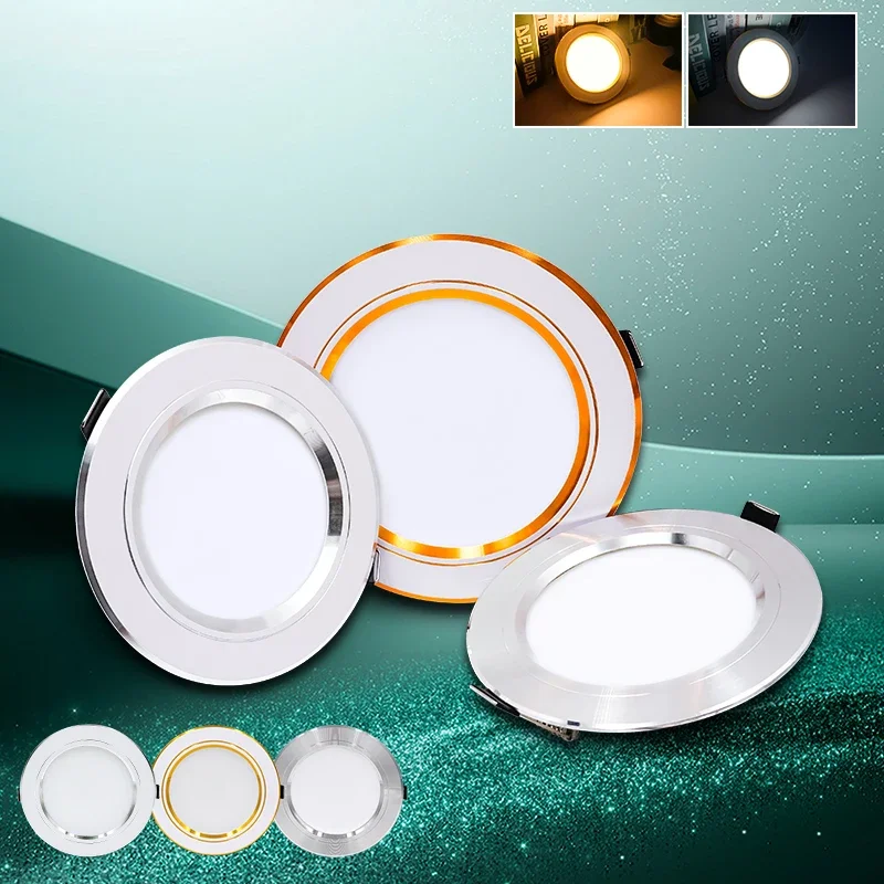 รูปสินค้า โคมไฟ LED Downlight ประหยัดพลังงาน หลายขนาด หลายโทนสี