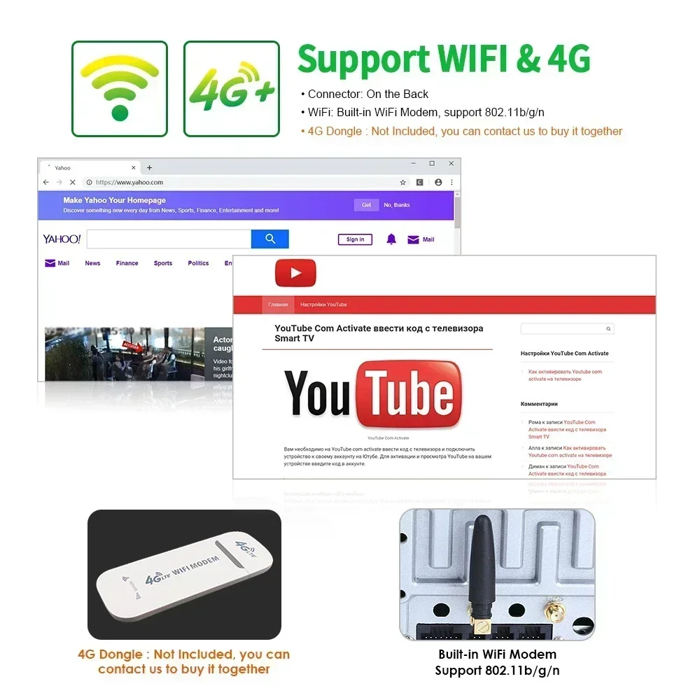 Autoradio Android 13 CarPlay WiFi 4G – Fiat 500 2016-2019 – Image 4