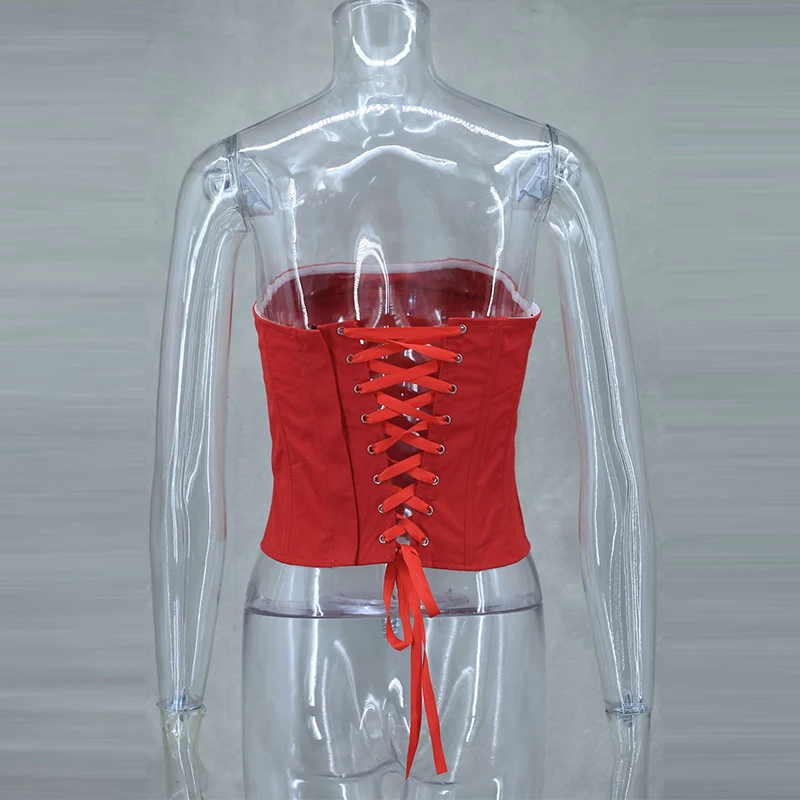 Conjunto de falda y top de tubo con flores 3D rojas navideñas para mujer, falda corta con estampado floral y vendaje ajustable, ideal para fiestas.