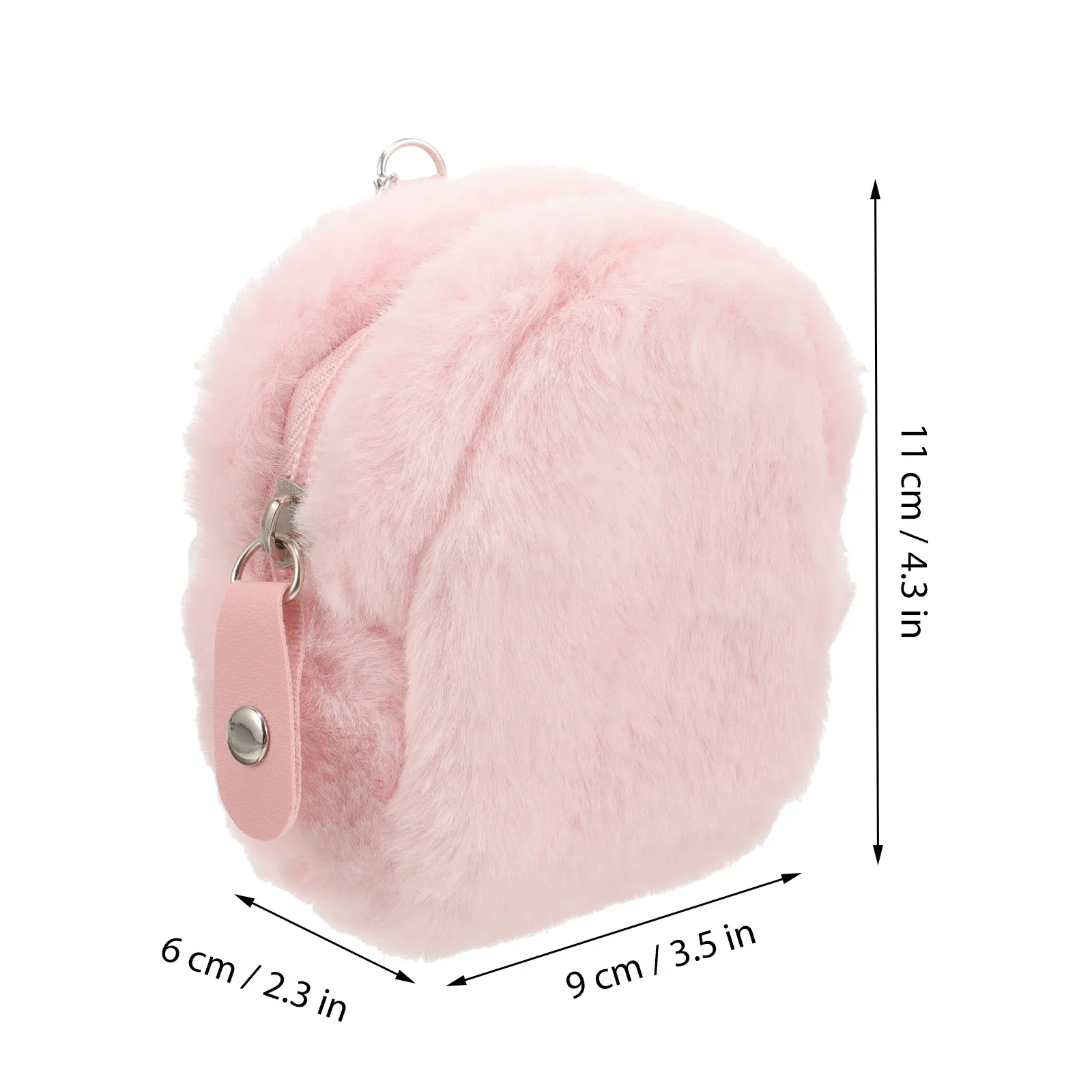 작고 부드러운 동전 지갑 귀여운 휴대용 키체인 미니 가방 파우치 소녀들을 위한 키체인 파우치 지갑 가방