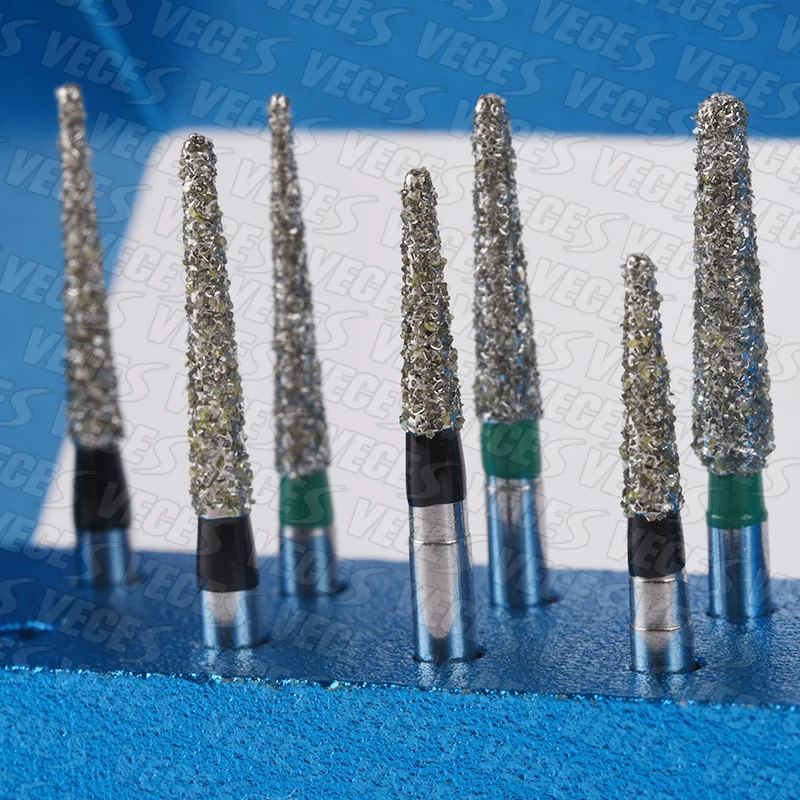 TR Type Coarse Dental Diamond Burs FG High Speed Bur 1.6mm Dentistry Strawberries Drills Dentist Tools 10pcs 3