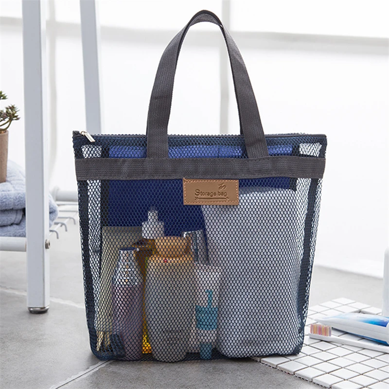 Large Beach Bag Bucket Bag Beach Bag For Toys Storage Organizer Women Mesh Cosmetic  Bag Reusable Foldable Shopping Bag Bogg Bags - AliExpress