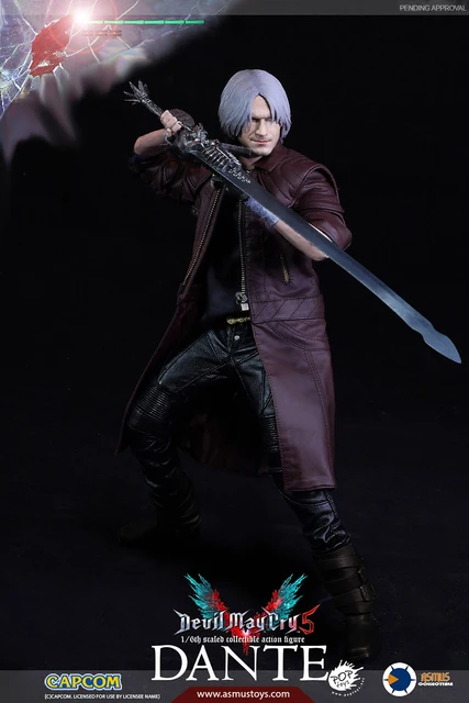 Original asmus brinquedos qb007 8 9 10 dante vergil nero v o misterioso um  q versão 4 Polegada figura de ação brinquedo modelo 10cm presente