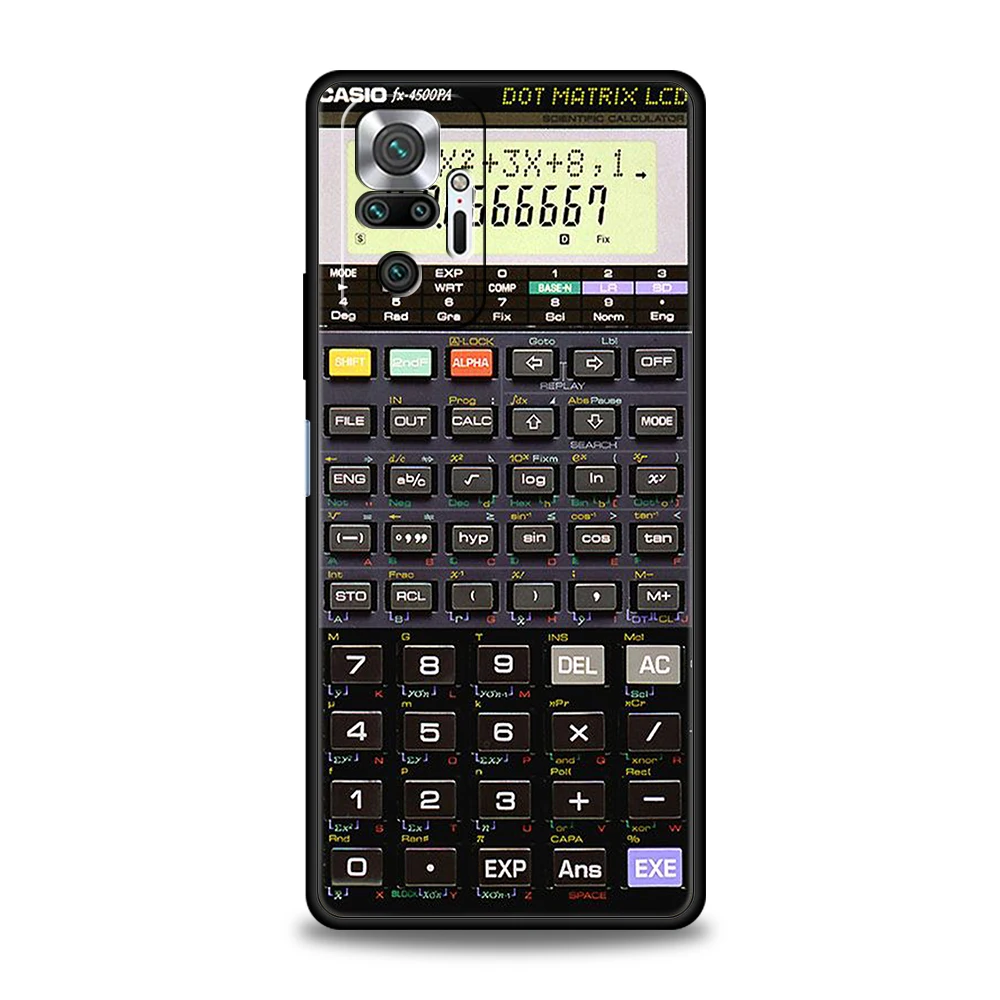 Retro-Rechner-Telefonhülle für Redmi 14C 10C Note 14 13 12 10 11 Pro Plus 7 8T K40 K50 Gaming Pro Plus 5G Softshell-Taschen – Detail 5