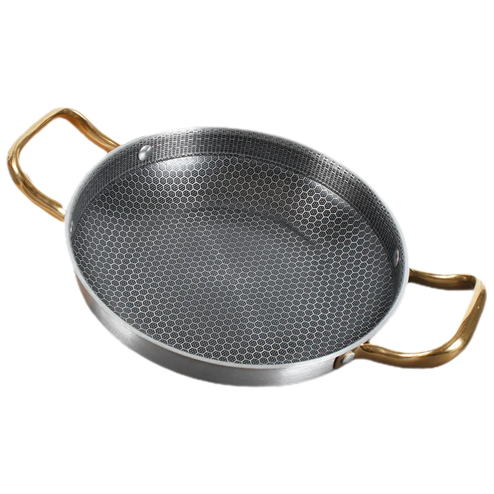 

Honeycomb Pan Stainless Steel Frying Pan Thickened Seafood Crayfish Frying Pan