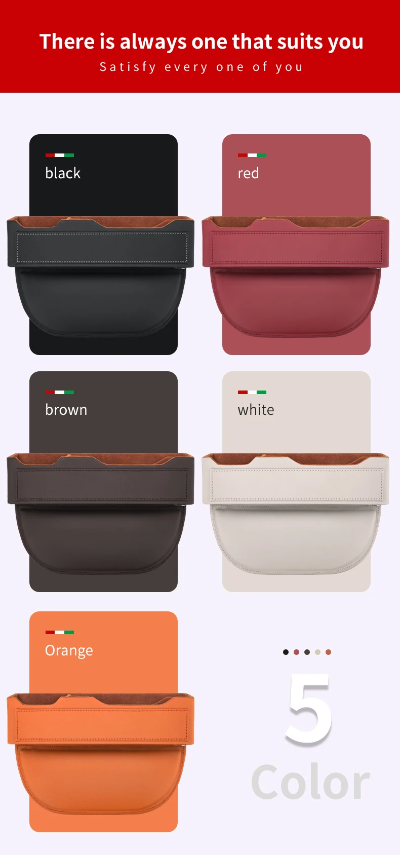 Neues Upgrade Autos itz Lücke Organizer Aufbewahrung sbox Tasche Multifunktions Universal Brieftasche Schlüssel Karte Tasse Telefon halter Autozubehör – Detail 6