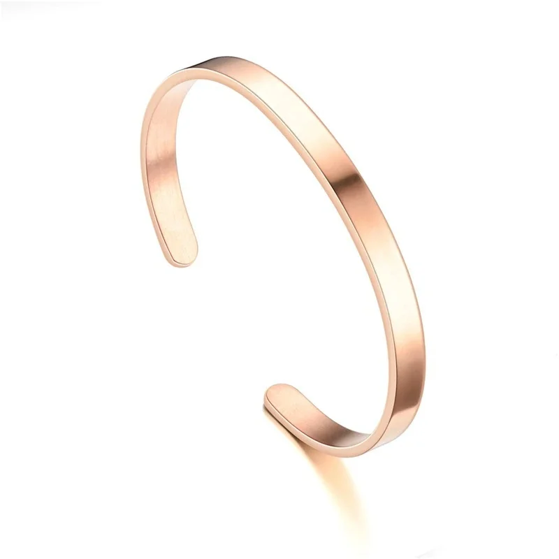 Luxury Fashion Stainless Steel Cuff Bracelet for Men Couples Matching Charm Bracelet Jewelry Gift Mens Jewellery Pulsera Hombre_voghion.com