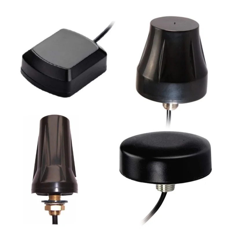 outdoor use waterproof IP67 glonass gps aerial magnetic or screw chassis mount high gain GPS glonass dual active car antenna