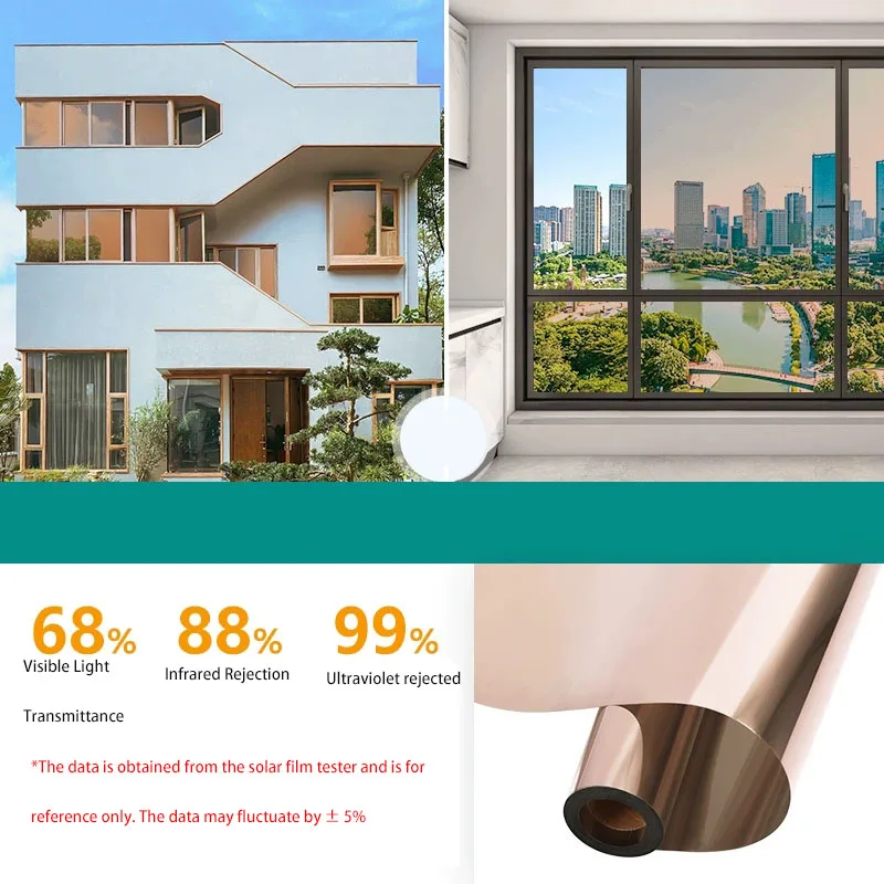 Insulated Privacy & Sun Protection Window Film