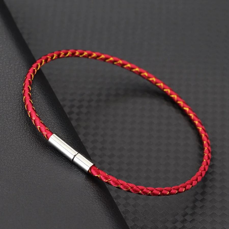 Red String Thin Bangle Bracelet for Women Men Outdoor Sports