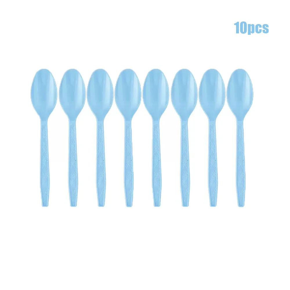 Light Blue Disposable Party Tableware Set for 8 Baby Shower & Birthday 12