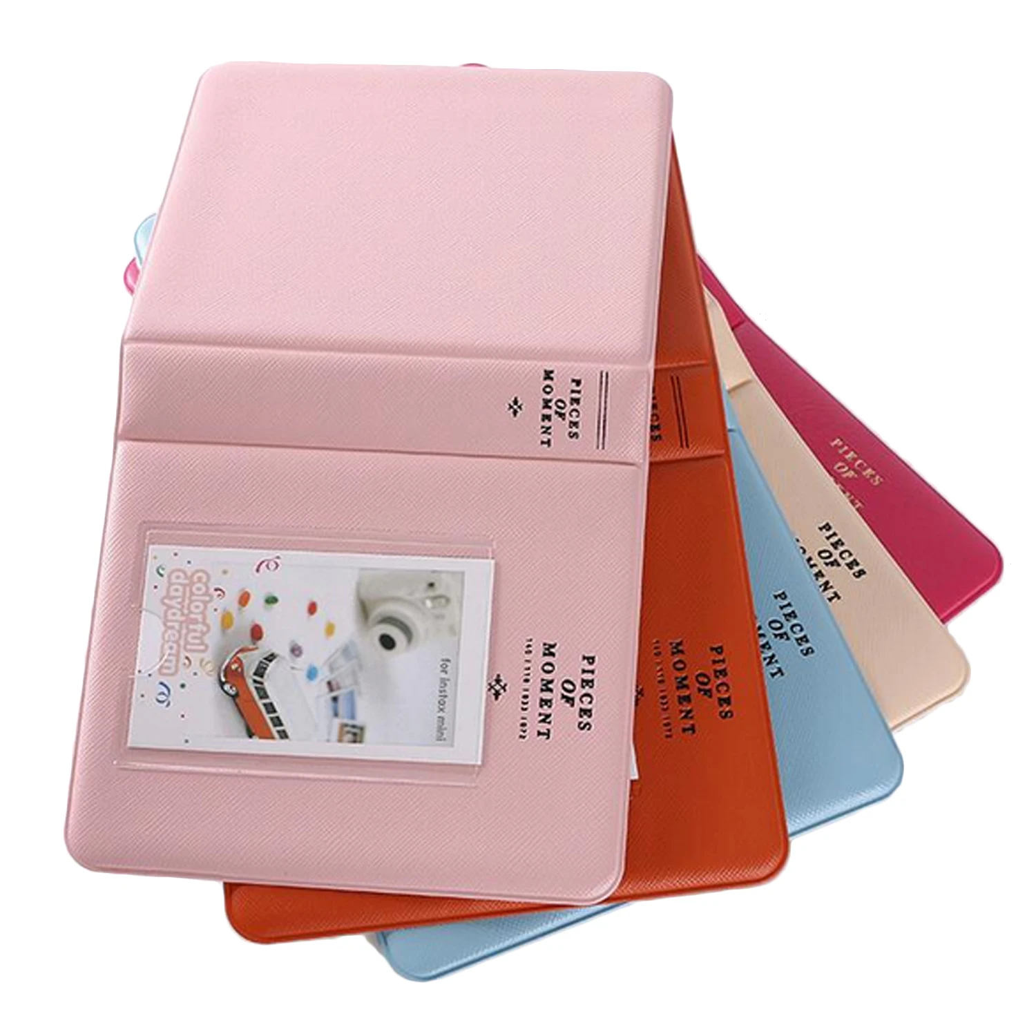 Shop Pieces Of Moment Mini Book Album Instax Mini 7s Polaroid pink