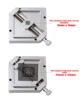 90x90mm BGA PCB Chips Solder Ball Rework Repair Jig BGA Reballing Station Stencils Template Holder Fixture for BGA Reballing 3