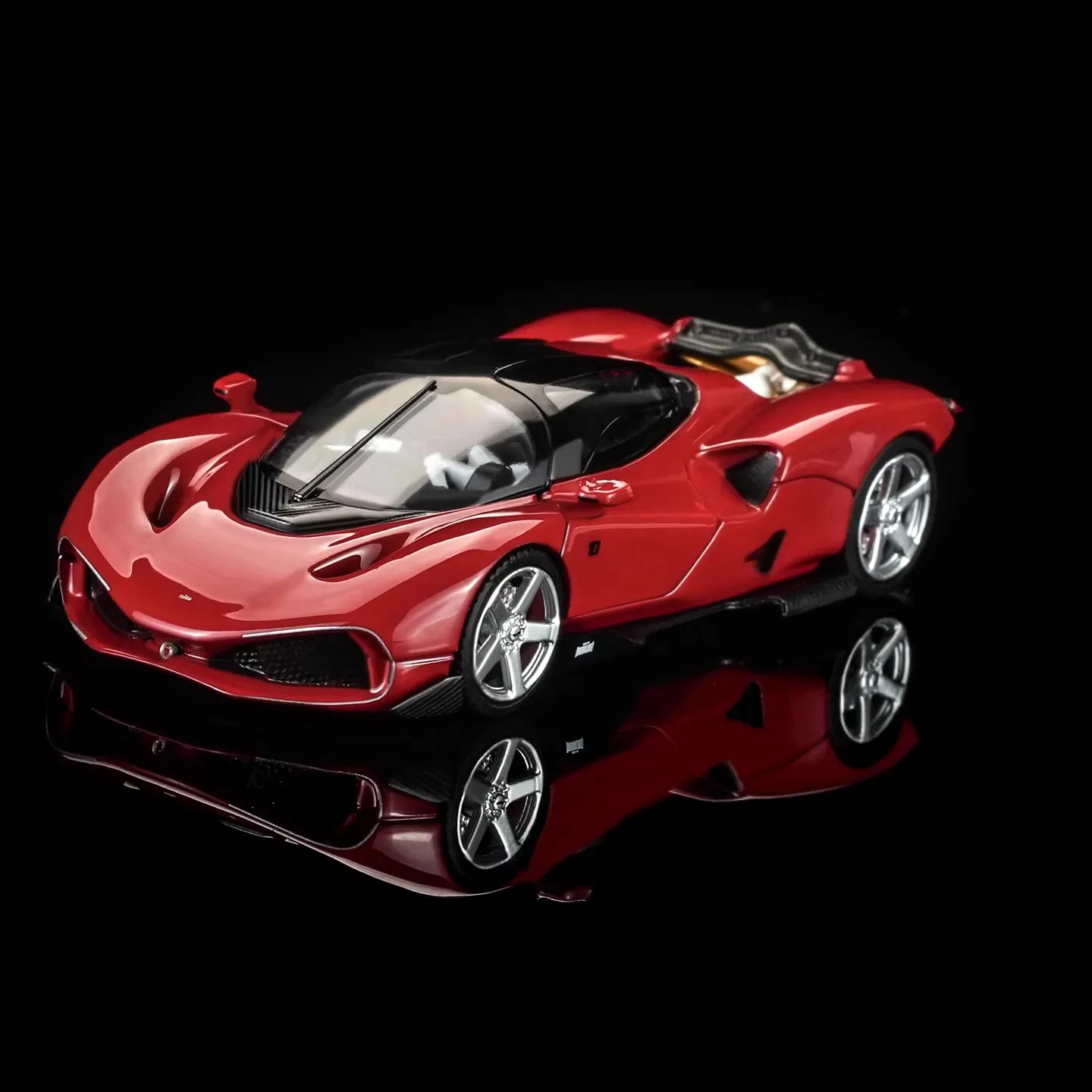 1:64 모터헬릭스 닐루27 하이퍼카 풀 오픈 도어 & 후드 디테일 엔진 다이캐스트 모델 화이트 블랙 레드 장난감 소년용 선물 재고 있음