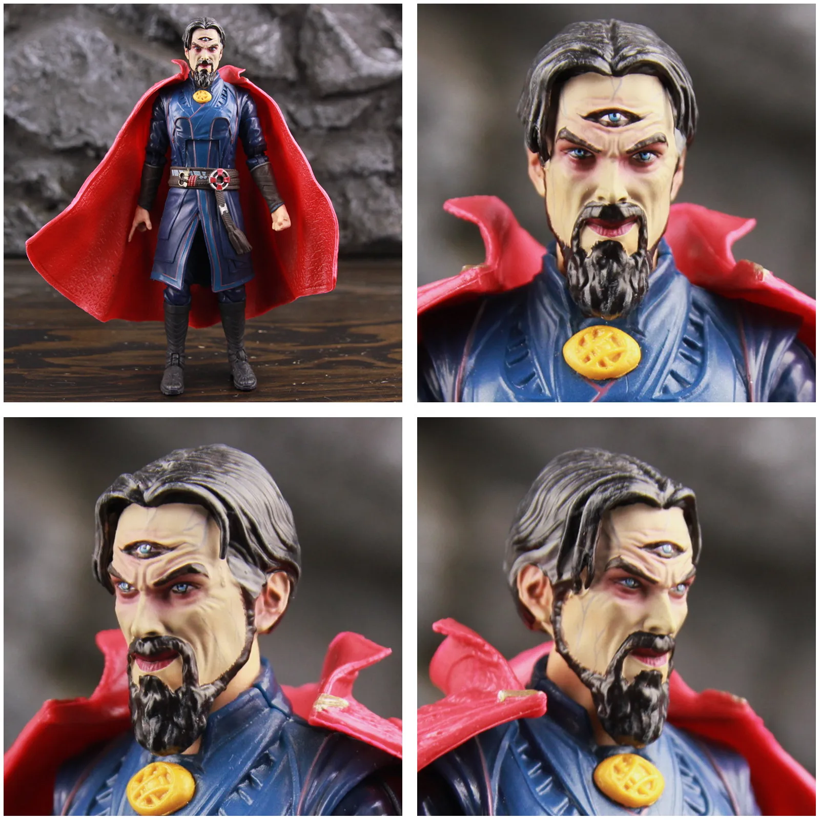 Filme Dr Estranho No Multiverso Da Loucura 6 figura De Ação Escuro  Benedict Cumberbatch Três 3 Olhos Brinquedos Boneca - Figuras De Ação -  AliExpress