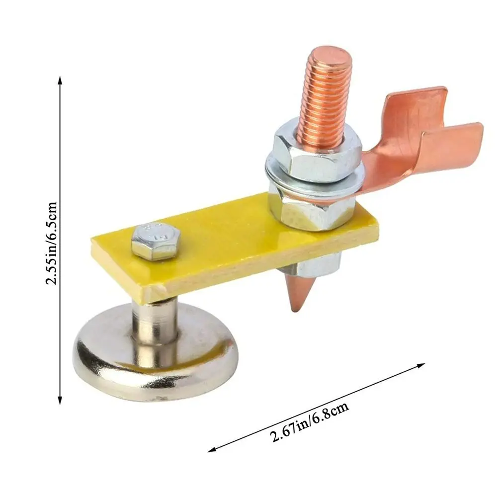 Metal Fixture Stability With Tail Strong Suction Welding Support Ground Clamp Holder Power Tool Parts Welding Magnet Head