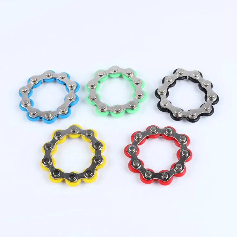 Anti Stress Toy For Kids/Adult/Student Bike Chain Fidget Spinner Bracelet For Autism and ADHD Fidget Toy
