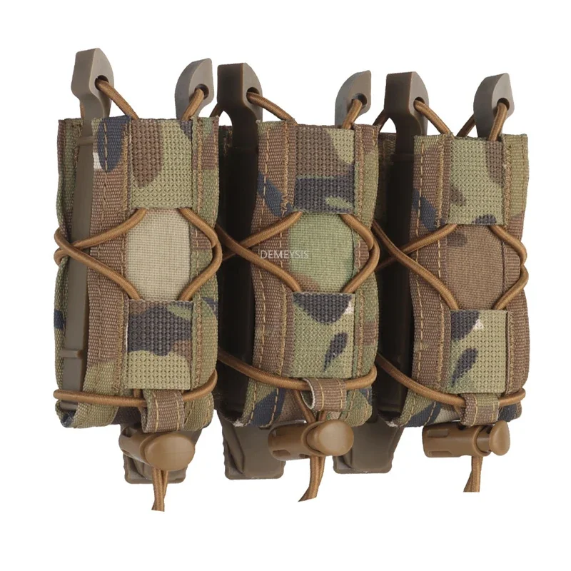 

Tactical Molle Pouches Shooting Combat Paintball 9MM Triple Magazine Pouch Outdoor Hunting Wargame Belt Mag Carrier Holder Bag