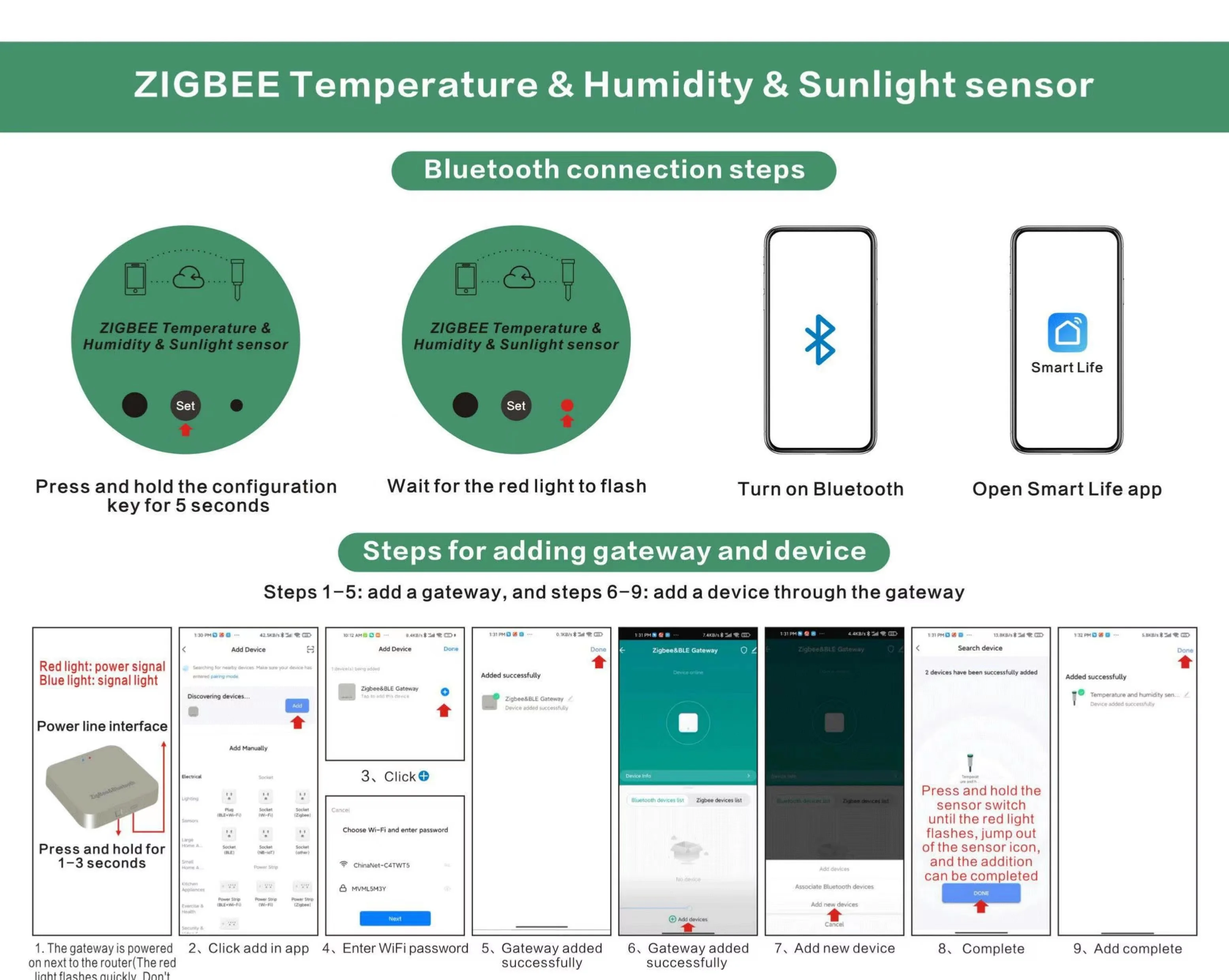 Tuya Zigbee Wireless Soil Temperature Humidity Sensor IP67 Soil Monitor Meter Works With Garden