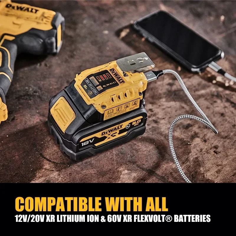 DEWALT DCB094K-XE 18V XR USB Power Delivery Charger 20V MAX