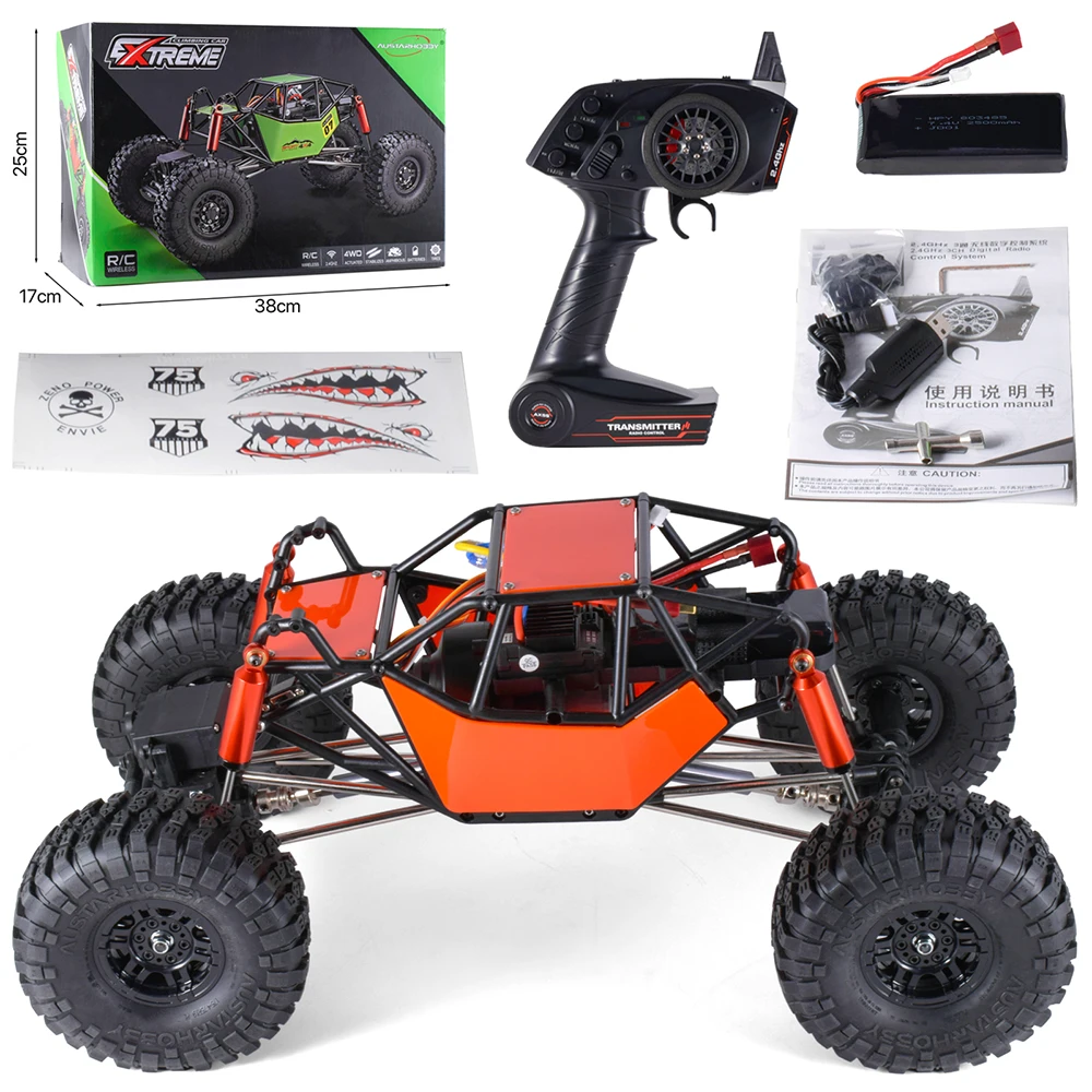Austarhobby Ax-8504 Scx10 II 90046 90047 Rc Car 1:10 4wd Rc Drift Car 2.4g Remote Control Truck Toys Christmas Gifts Custom 4