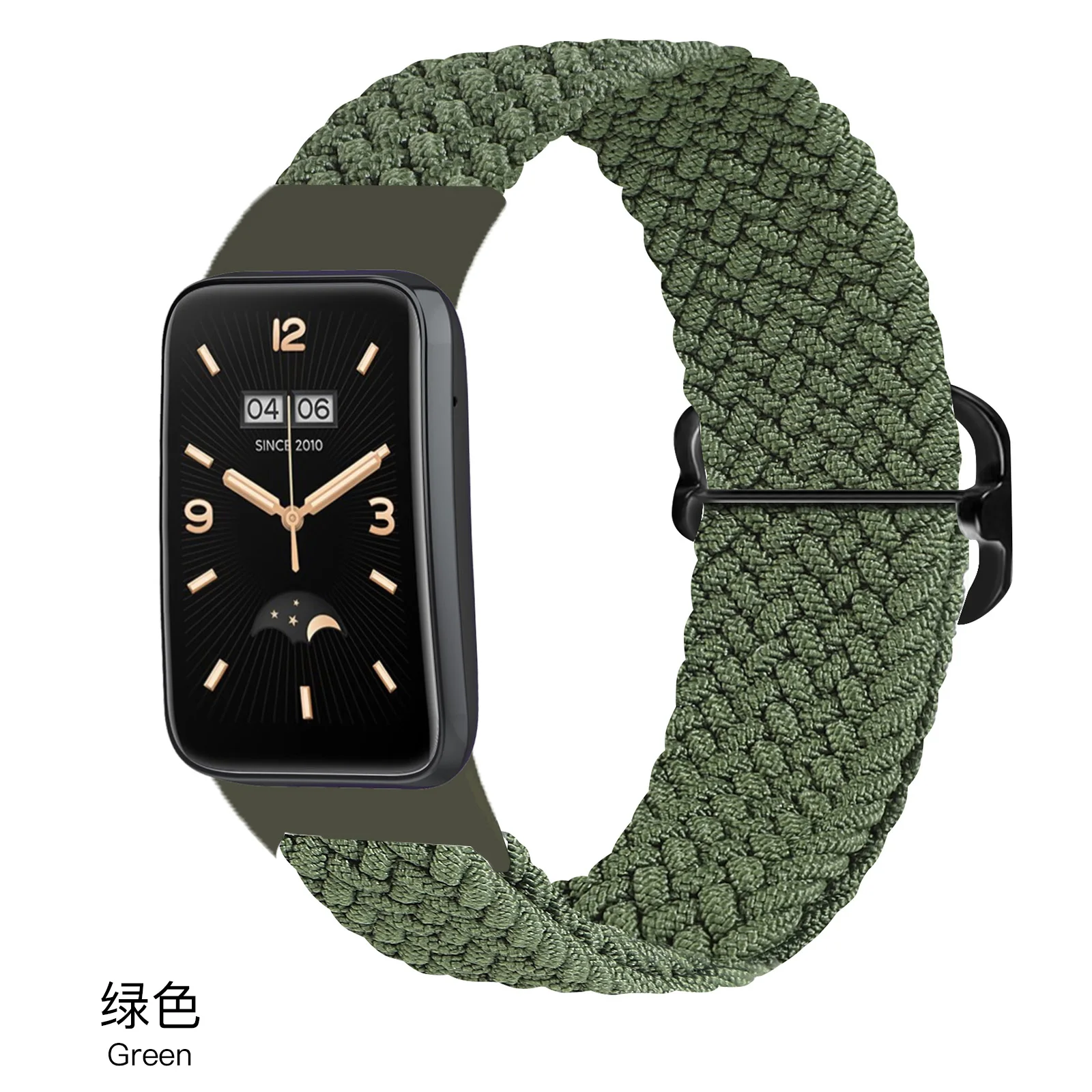 Elastic Braided Solo Loop Wristband Strap for Fitness Tracker Bracelet