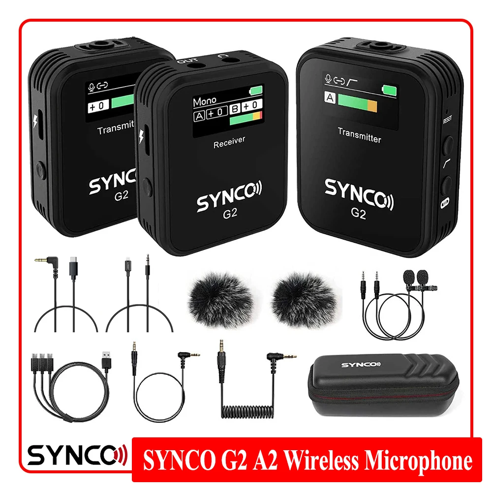 SYNCOG2A2G2A2WirelessMicrophoneforCanonNikonSonyLUMIXCamera