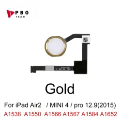 Enhanced Touch ID Home Button Fingerprint Sensor Flex Cable Replacement (Gold)