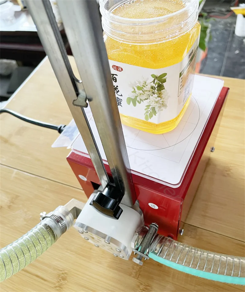 Gear Honey Pump Weighing Type Honey Weighing And Filling Machine Commercial Viscous Liquid Automatic Filler Food Processor