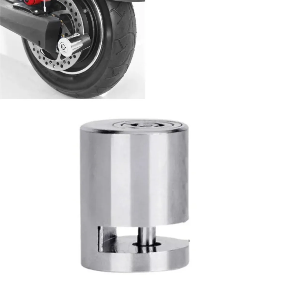 

Замок для дискового тормоза мотоцикла, защита от кражи мотоцикла, колеса, велосипеда, скутера, маленький портативный замок