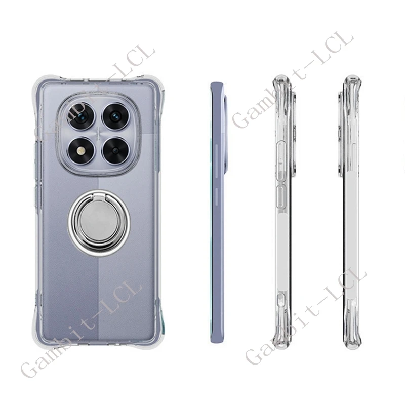 Enhanced Back Ring Holder Phone Cover - TPU Soft Silicone Case, Compatible with Note Series