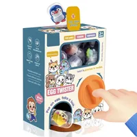 Gashapon Machines with 6pcs Random Capsule Toys Kids Toys Egg Twisting Machine Cardboard Box Surprise Blind Box 1