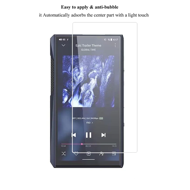Pellicola In Vetro Temperato Per Fiio M11 Pro - Durezza 9H, Anti-impronta, Trasparente E Senza Bolle - 3
