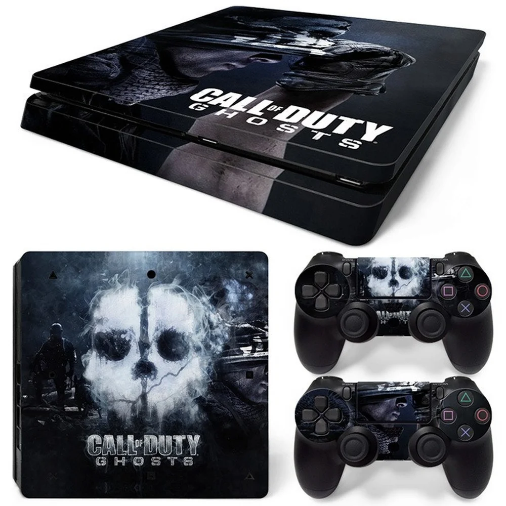 Per Ps4 Slim Call Of Duty Cod Pvc Skin Vinyl Sticker Decalcomania Cover Console Dualsense Controller Adesivo Protettivo Antipolvere