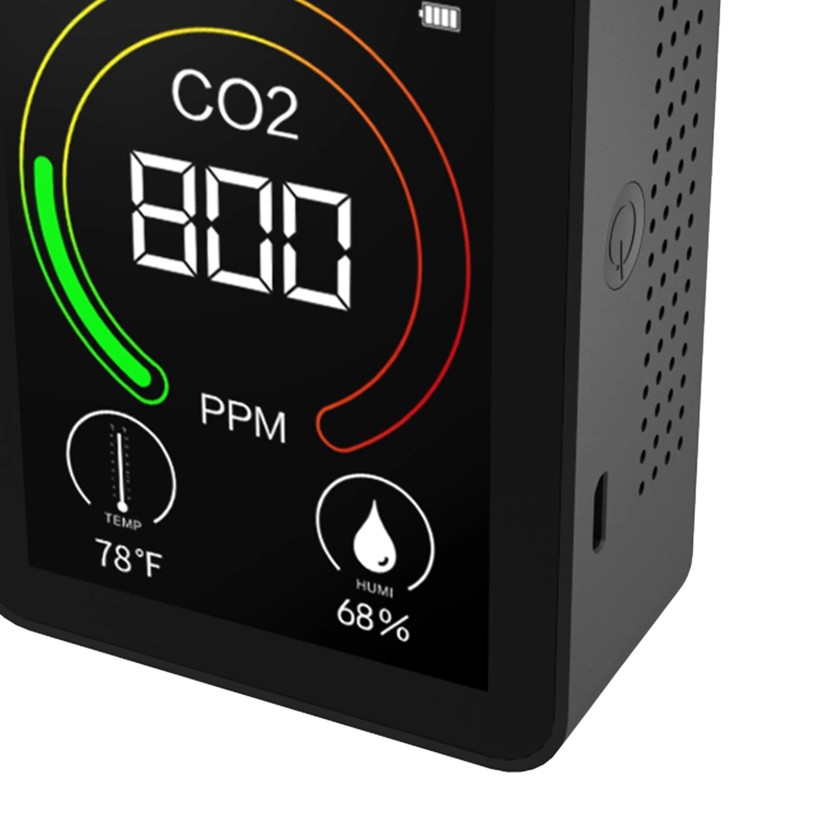 Air Quality Indoor for 500mah Temperature and Humidity Detector Display Carbon Dioxide Sensor 4000PPM