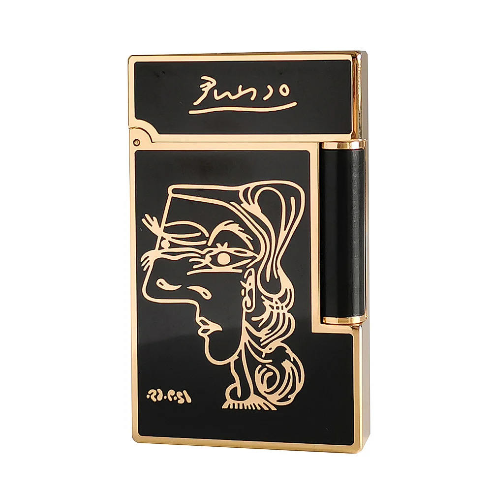 Ligne 2 Gas Lighter Picasso Copper Lacquer Smoking Tobacco Cigarette Accessories Man Gifts Limited Edition