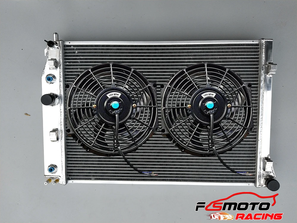 56mm Aluminum Radiator + Fans 19972004 For Chevy Corvette Z06 C5 350 5.7l V8 At Radiators
