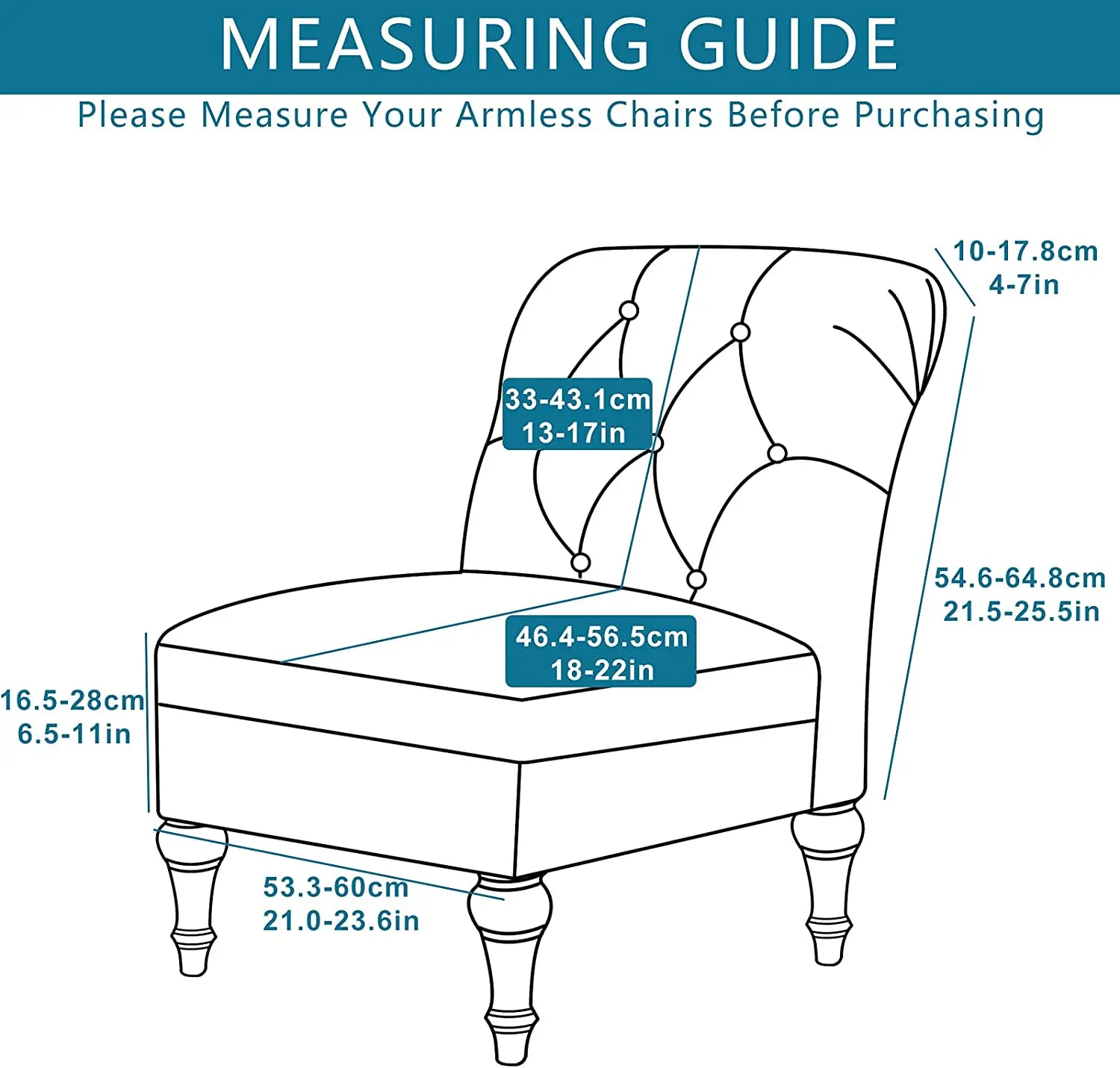 1pc Home Hotel Elastic Thickeneded Jacquard Chair Cover Protective Cover Armless Single Sofa Fat Chair Cover 3