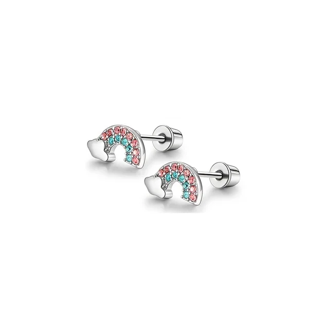 JeweBella Boucles D'Oreilles Femme Argent/Or Hypoallergéniques