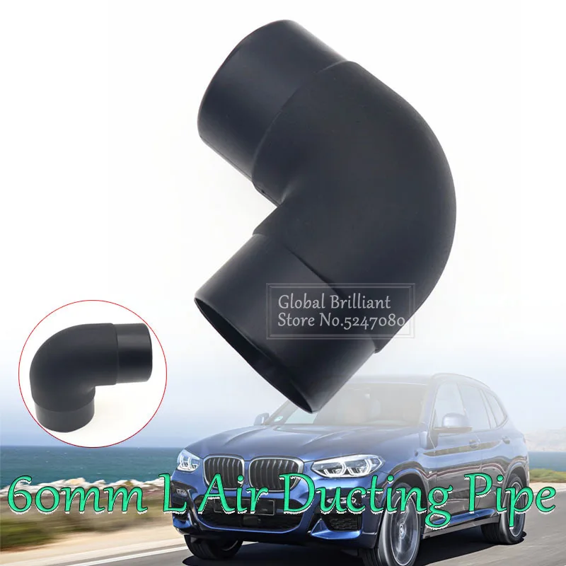 Abonda 2PCS Duct Pipe Connector, PVC Air Ducting Pipe Elbow Outlet
