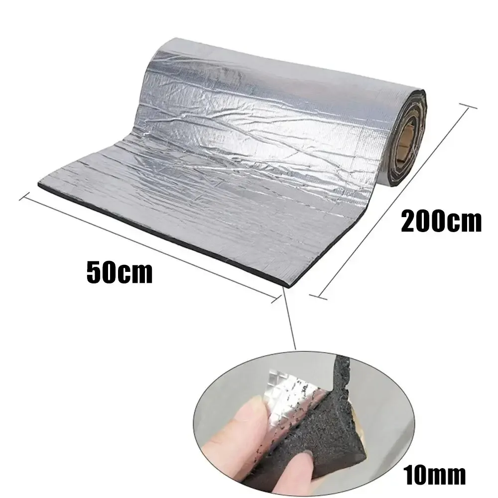 Sound Proof Mat Car Hood Engine Sound Deadening Truck SUV Door Roof Thermal Shield