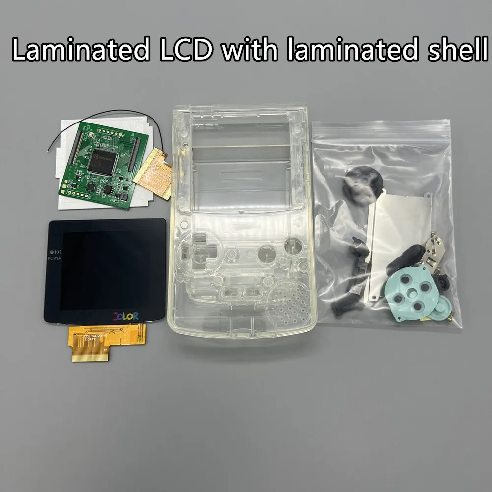 k*p様 ニンテンドーSP IPS液晶 Tipe-C化　スーパークリアシェル ニンテンドーSP IPS液晶 Tipe-C化 スーパークリアシェル ラミネート V5