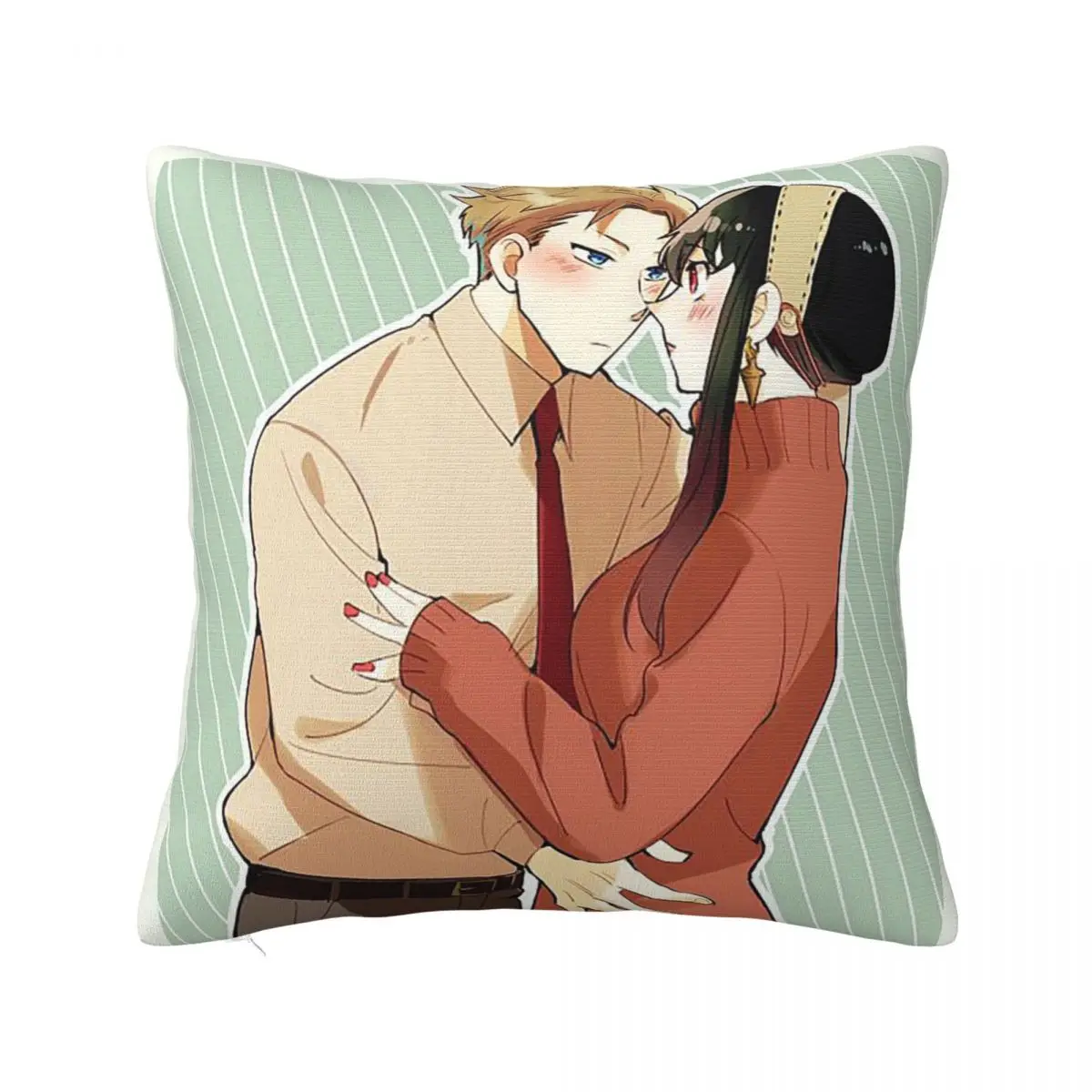 

SPY FAMILY Anime Manga 2022 Pillowcase Printed Polyester Cushion Cover girl child cute Pillow Case Cover Living Room Square 45cm